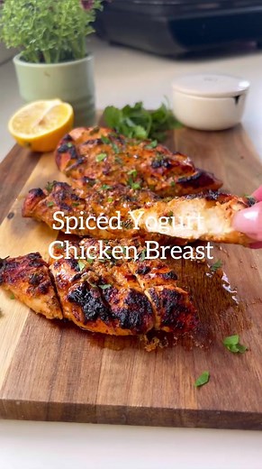 Spiced Yogurt Grilled Chicken Breast Recipe