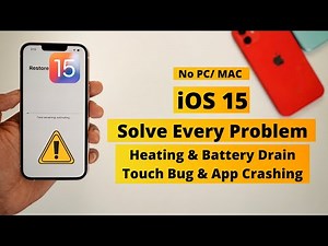Solve iOS 15 Problems for Free Without PC