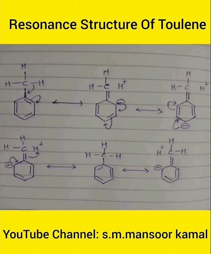 Resonance Structure Of Toulene.