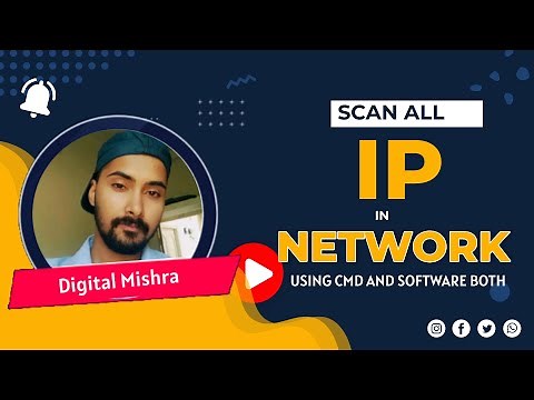 How to find all IP Address in network using CMD and Software | Digital Mishra