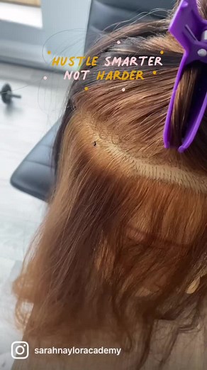 How to do Nano Bead Hair Extensions, classes start Friday DM if you want to learn how to work Smarter Not Harder #beautybusinessinabox