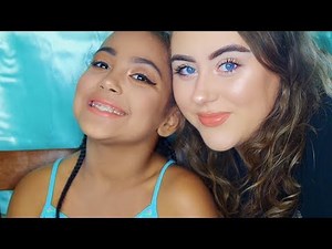 Doing My Nieces Makeup// Ariana Grande Inspired Look