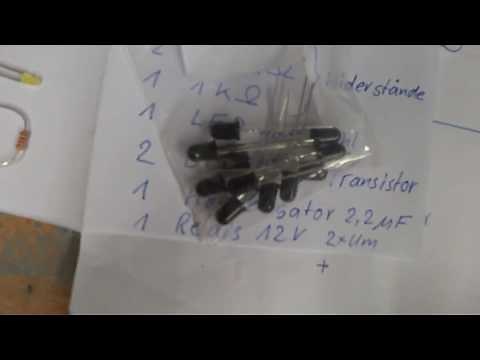 Modellbahn, Märklin, Schaltung einer Infrarot Schaltung