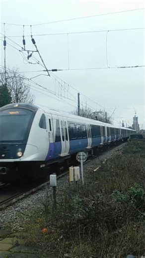 Elizabeth Line Class 345 passing Hanwell with a two tone