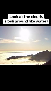 42K views · 226 reactions | Great example of how the atmosphere behaves like a fluid! This is a time lapse overlooking Los Angeles from Mount Wilson on March 26th. A sea of clouds sloshed up against the mountains that surround the Greater L.A area like a bowl. @foxla | Adam Krueger | Facebook