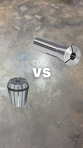 Oaklington on Instagram: "R8 collets vs ER collets and collet chuck #metalworkshop #machine #collet #r8collet #ercollet #colletchuck"