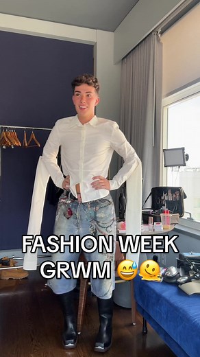 James Charles Fashion Week GRWM with Lena Nash
