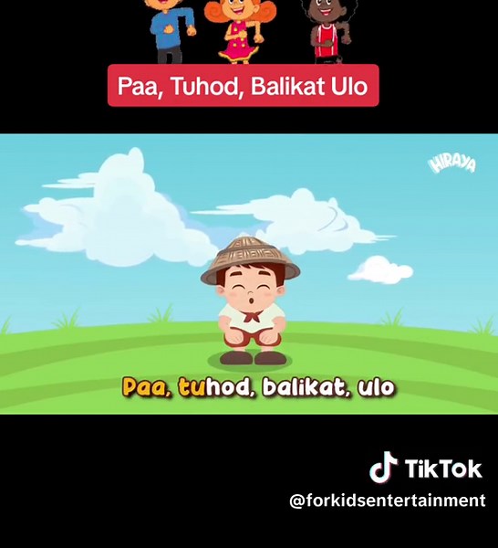 Paa Tuhod Balikat Ulo Song for Kids | Tagalog Exercise Workouts