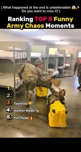 Ranking TOP 5 Funny Army Chaos Moments 😭😭 #usa