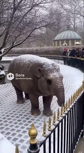 Moeritherium prehistoric snow ❄️ vintage zoo