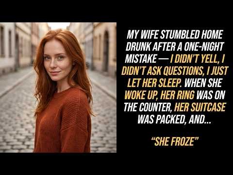 My Wife Stumbled Home Drunk After a One-Night Mistake — I Didn't Yell, I Didn't Ask Questions...