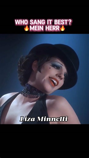 Who sang it best? 🔥Mein herr from Cabaret 🔥 #cabaret #bobfosse #musicaltheatre #broadway #meinherr