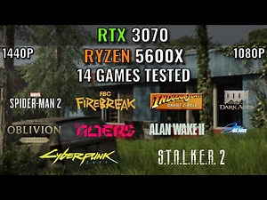 RTX 3070 in 2025 - 14 Games Tested - Ryzen 5600x - 1440p, 1080p - Benchmark