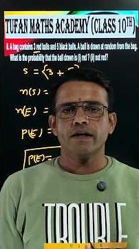 Probability of Red & Black Balls in 1 Minute | Class 10 Maths | Probability Short #maths