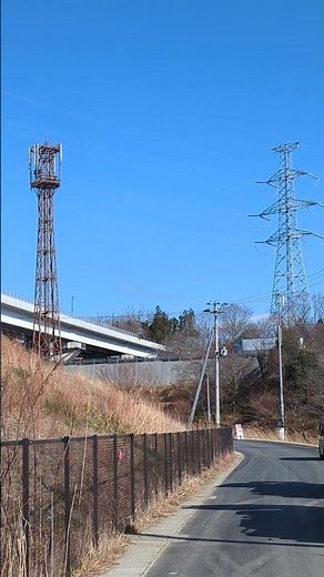 山田ICまで500m 側道より 2026年3月5日令和７年８月７日「小名浜道路」開通 初通過小名浜道路自動車専用道路歩行者自転車125CC以下通行禁止常磐道小名浜IC山田インター添野ICいわき泉IC