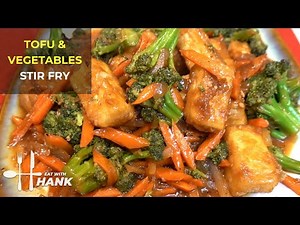 Tofu and Vegetable Stir Fry Recipe with Broccoli & Carrots