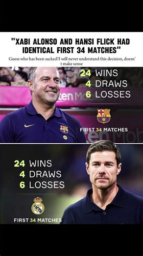 Xabi Alonso matched Flick’s first 34-game record | Xabi Alonso #football