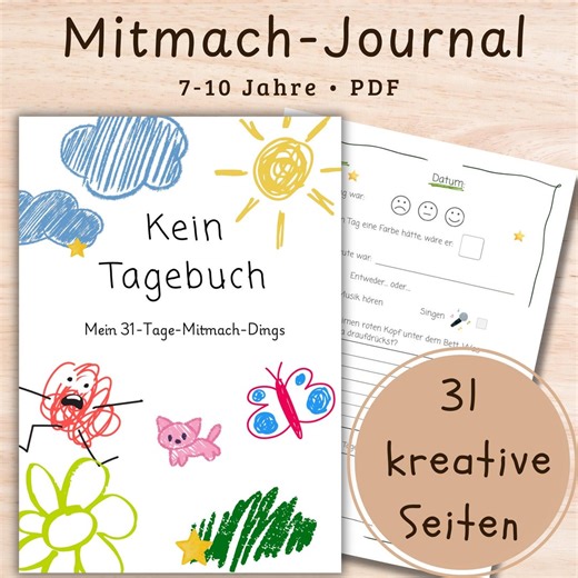 Children's Diary | Feelings Diary | Fostering Creativity | Practicing Writing in Elementary School | PDF Download - Etsy