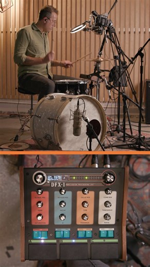 Here's a fun clip of our buddy Dustin, who came by the shop to do some early prototype testing on the DFX-1. He found out very quickly how to use the on-board tap tempo pad and locked in. 🔒🥁 Bonus points if you can name what song this beat is from. Also, our first batch of pre-orders has sold through on the site! THANK YOU! You can still hit up your favorite Walrus dealer to see if they have units to claim. Next batch will ship early December! | Walrus Audio