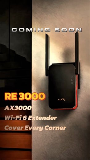 CUDY RE3000 AX3000 Wi-Fi 6 Extender Cover Every Corner #Cudy #comingsoon | KING I.T. Network | Facebook