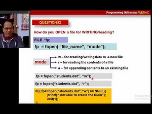 Programming in C L31 Sequential FILE 1. By Fr Denzil Lobo SJ