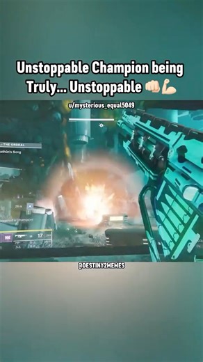 Unstoppable Champion being Truly...Unstoppable 👊💪 | Destiny 2 Memes