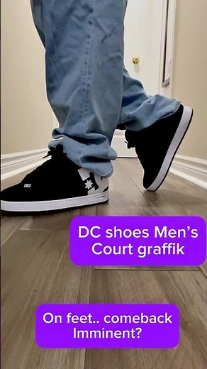 DC Shoes Court Graffik on feet #reels #shorts #sneakers #fyp #unboxing #review #shoes #instagram