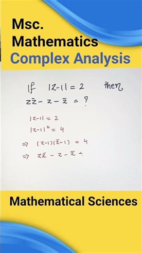 Complex Analysis Msc mathematics #complexanalysis #mscmathematics #engineeringmathematics