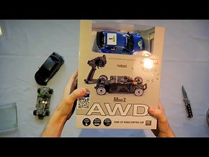 Mini-Z AWD Unboxing and first drift