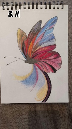 dessin papillon crayon #dessin #france #papillon #drawing #youtubeartist