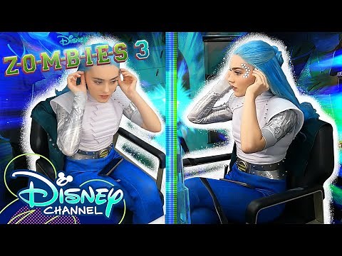 Becoming Addison | Meg Donnelly Hair & Makeup Timelapse | ZOMBIES 3 | BTS | ‪@disneychannelmusic‬