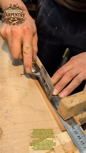 Perfect Wood Shavings with Mini Hand Plane 🪵 #Woodworking #Carpentry #HandTools