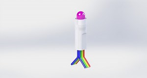 12mm Diffused Thin Digital RGB LED Pixels by Jamie #3dthursday