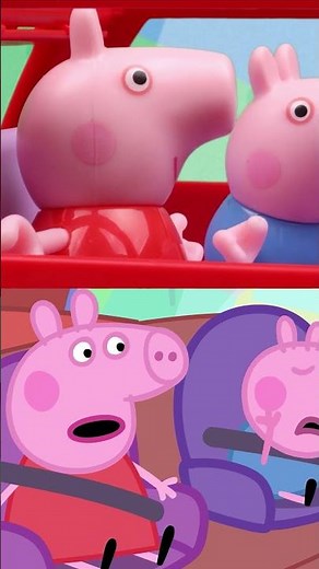 Storie con giocattoli: Super Autolavaggio Magico! 🧽🚗 #shorts #peppapig