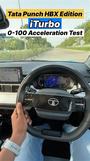 Tata Punch hBX iTurbo 0–100 km/h Acceleration Test | Surprisingly Quick? |Real Performance Revealed!