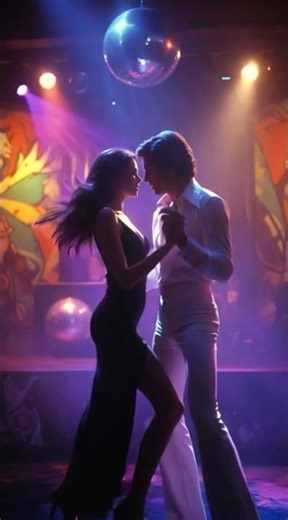 That 70s vibe when romance was actually slow #disco #couples #shorts