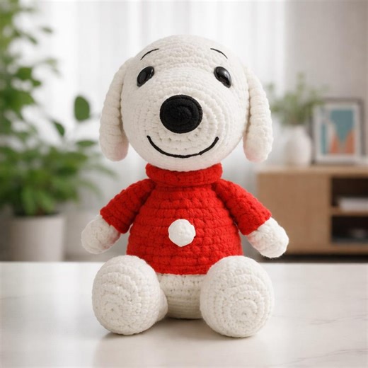 Snoopy Crochet Pattern PDF | Cute Amigurumi Beagle Plush | Beginner Friendly | Instant Digital Download - Etsy