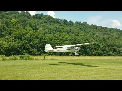 How the Taylorcraft Should be Flown - Off Grass.