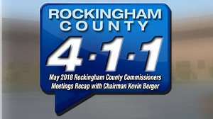 Rockingham County 4-1-1 – Rockingham County Commissioners’ May 2018 Meetings Recap (Wentworth, NC) – Rockingham County May 2018 Board of Commissioners’ meetings recap with Chairman Kevin Berger Rockingham County 4-1-1 is a periodic news and event information short, hosted by Dr. Mable Scott, and is produced on behalf of the Rockingham County Government’s Public Information Office. ### | Rockingham Update | Facebook