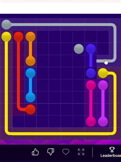 When logic meets flow 🔵🟡🔴 #DotConnect #BrainGame #PuzzleFlow #SmartMoves #SkillGame #GamingMood