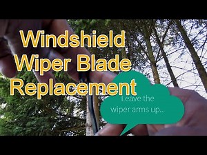 Third Generation Toyota RAV4 Windshield Wiper Replacement - How To Change J Hook Style Wiper Blades