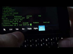 GTK app demo on maemo 5 (Nokia N900)