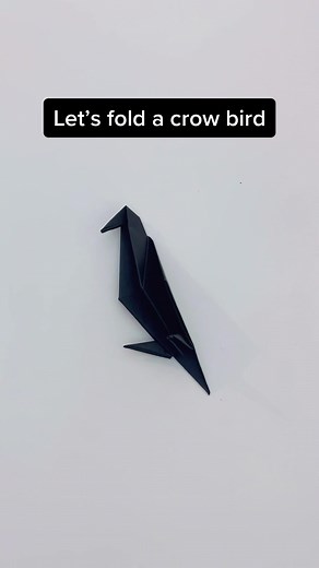 DIY Origami Crow Bird Tutorial