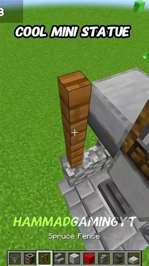 Cool Mini Statue in Minecraft 🤯 | Easy Build Tutorial