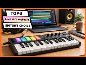 ✅ Top 5 Best Small MIDI Keyboard for Music Production 🎹 | Portable, Powerful & Affordable!