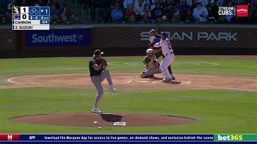 First home run of the season goes to Seiya Suzuki 💣 | Marquee Sports Network