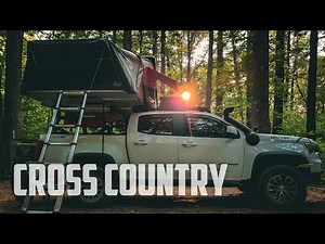 Beginning a cross country expedition in the Colorado ZR2 overland build.