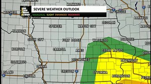 12K views · 101 reactions | NOON UPDATE: Severe storms will develop across southeast Iowa Wednesday afternoon and will pose a large hail threat. | Iowa Storm Chasing Network | Facebook