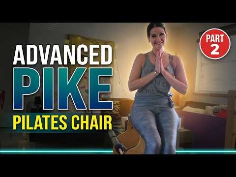 Oppositional lengthening progression for Pike & Reverse Pike on the Pilates Chair. Advanced Part 2