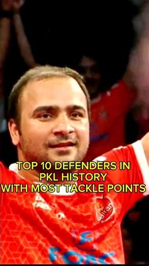 Who are the TOP 10 Defenders in pkl With Most Tackel Points in PKL History #ipl #pkl #shortsfeed